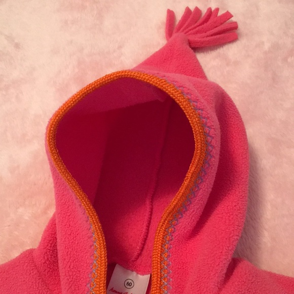 Pink Hanna Andersson elephant&giraffe coat size 60 - Picture 2 of 6